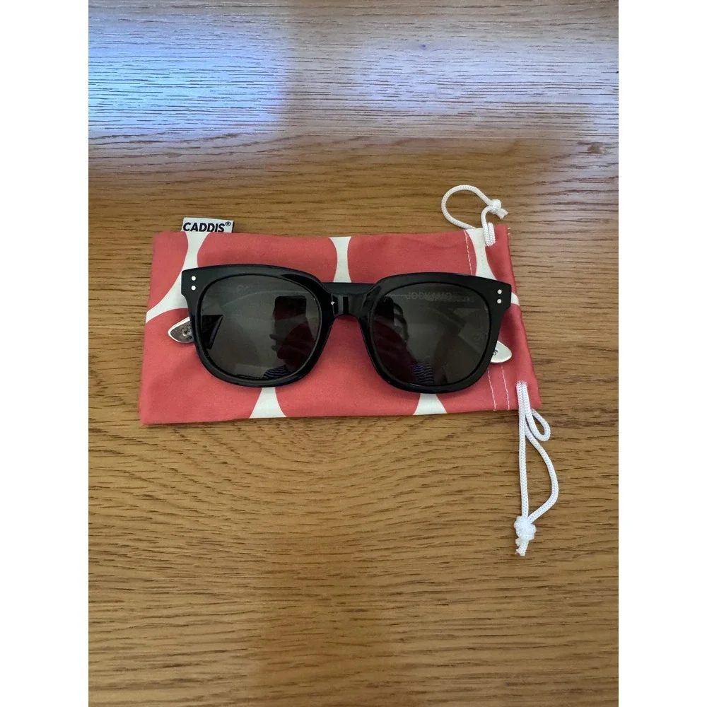 Caddis Eye Appliances Jockamo Black Sunglasses 52-21-145 with Pouch